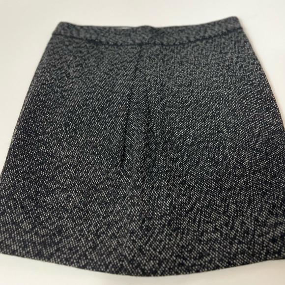 mb by Malene Birger Tweed Wool Blend Skirt Maduko EU 40 US 10 Black White Gray - Picture 4 of 4